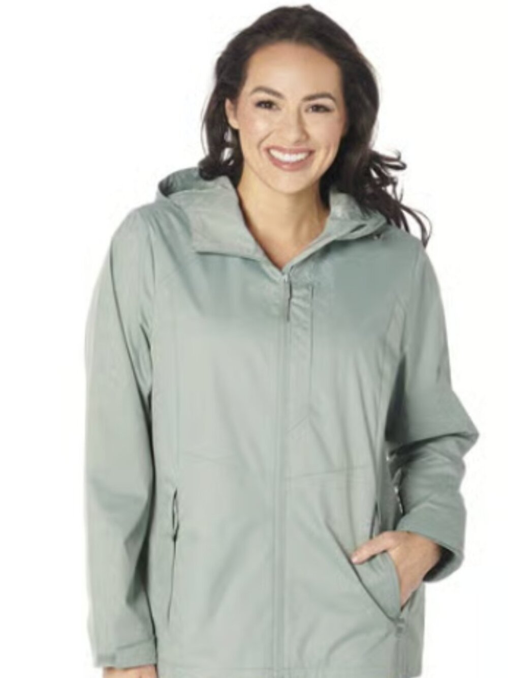 Plus Size  XXL ZeroXposur Rain Jacket with Cozy Lining